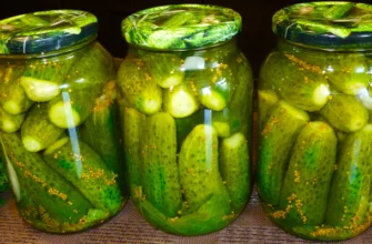 Огурцы, засоленные горячим способом