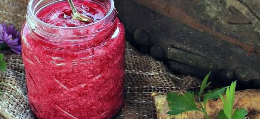 Свекла с хреном
