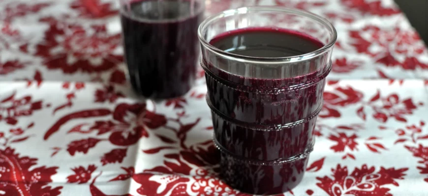 Кисель из жимолости
