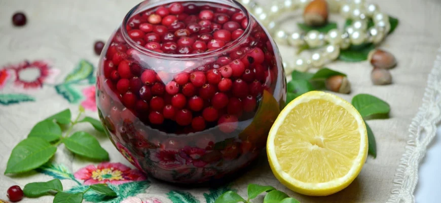 Моченая брусника