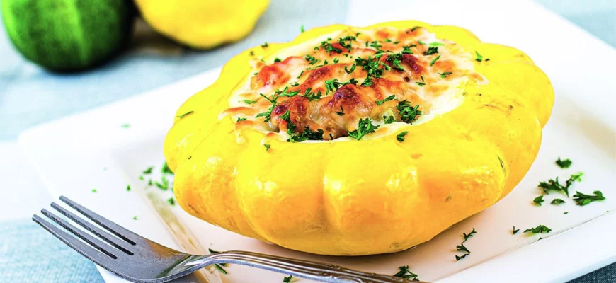 Патиссоны с мясом